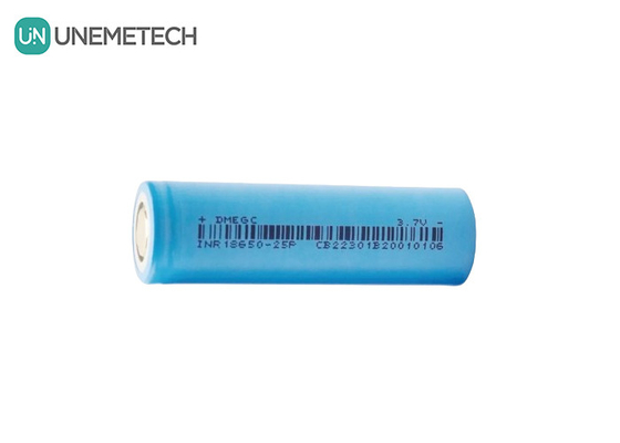 2500mAh 3.7V Max 6A Sürekli Şarj Silindrik Lityum İyon Pil 18650 INR18650-25P