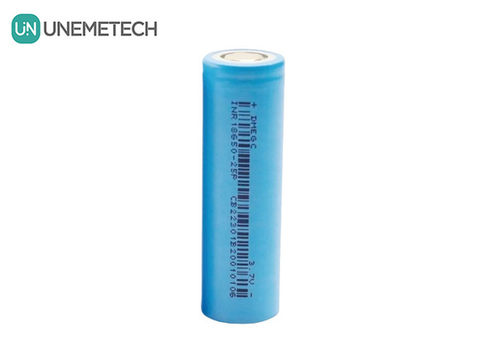 2500mAh 3.7V Max 6A Sürekli Şarj Silindrik Lityum İyon Pil 18650 INR18650-25P