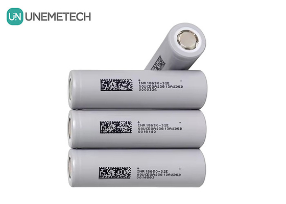 INR18650-32E 3200mAh 18650 Pil 10A 1000 Dönem 3.7V Silindrik Lityum iyon 18650 Pil