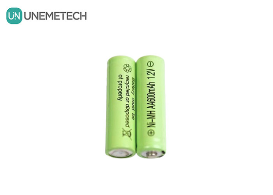 Uzun Döngü Yaşamı NiMH AA 1.2V 600mAh Yeniden Şarj Edilebilir Pil AA600 Oyuncaklar İçin