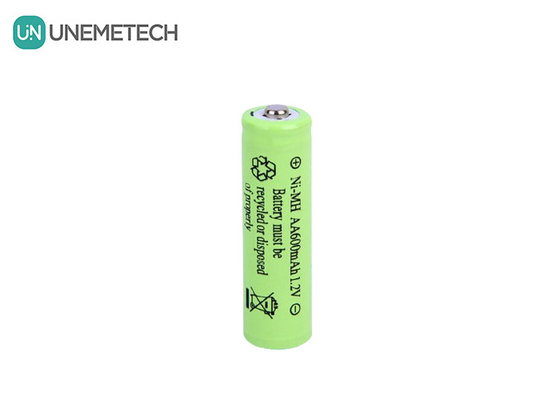 Uzun Döngü Yaşamı NiMH AA 1.2V 600mAh Yeniden Şarj Edilebilir Pil AA600 Oyuncaklar İçin