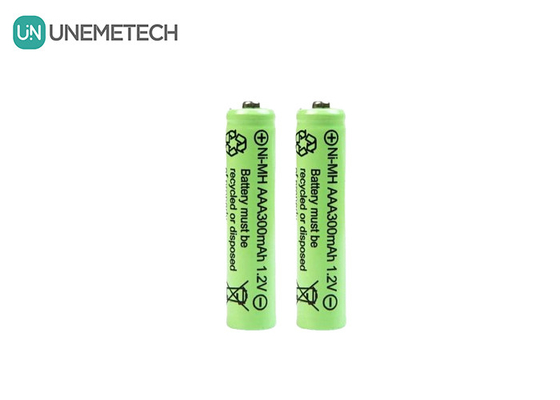 Ni-MH AAA Pil 1.2V 300mAh Güneş Işıkları ve Uzaktan Kumanda için Şarj Edilebilir Pil