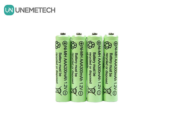 Ni-MH AAA Pil 1.2V 300mAh Güneş Işıkları ve Uzaktan Kumanda için Şarj Edilebilir Pil