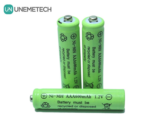 AAA 1.2V 600mAh Şarj edilebilir NiMH Pilleri AAA600 Elektronik Oyuncaklar İçin