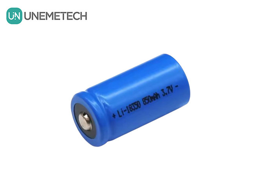 3.7v 850mah Lityum İyon Pil Şarj edilebilir 18350 NCM Pil Taşınabilir Süpürge için