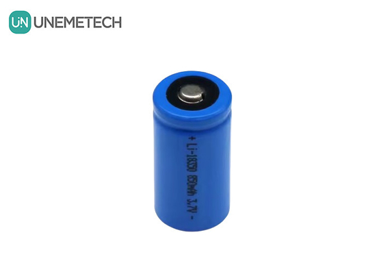 3.7v 850mah Lityum İyon Pil Şarj edilebilir 18350 NCM Pil Taşınabilir Süpürge için
