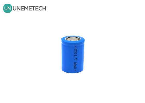 3.7V 80mAh Küçük Li Ion Silindirik Şarj Edilebilir Pil 10150 Turbo Burun Saç Kırıcı için