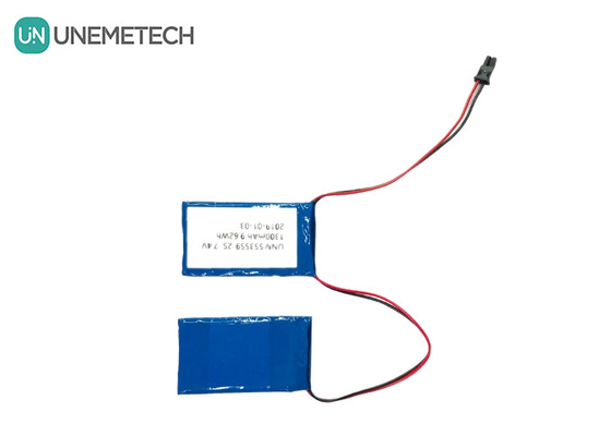 2C Yüksek Serbestleme Hızı Lipo Pil Paketi 553559 7.4V 1300mAh 2S Yapay Uzuv için