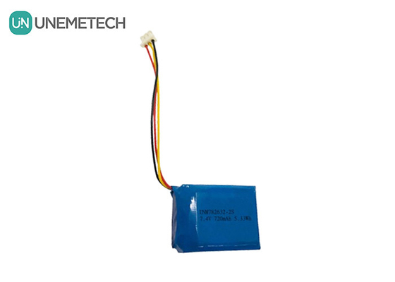 2S 7.4V Li-Polimer Pil Paketi 782632 720mAh Özel Lipo Pil Paketi