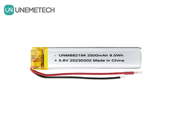 Özel 882194 Yüksek Voltajlı LiPo Pil 4.35V 2500mAh 1 Yıllık Garanti