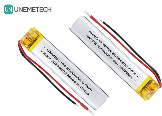 Özel 882194 Yüksek Voltajlı LiPo Pil 4.35V 2500mAh 1 Yıllık Garanti