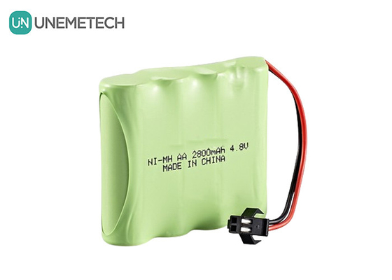 4.8V Nikel-Metal Hidrit Pil 2800mAh Şarj edilebilir AA Pil Paketi