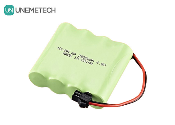 4.8V Nikel-Metal Hidrit Pil 2800mAh Şarj edilebilir AA Pil Paketi
