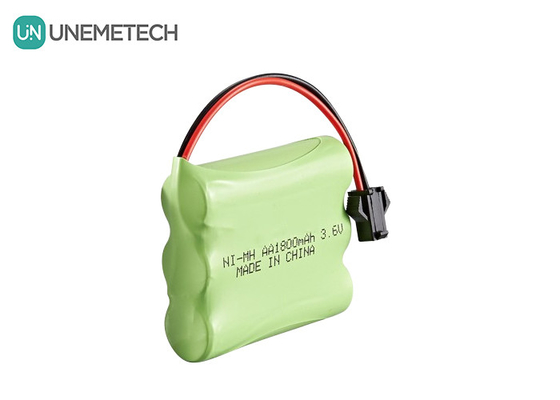 3.6V NiMH Pil Paketleri 1800mAh Uzak Kumanda Oyuncak Araba için Yeniden Şarj Edilebilir AA Piller