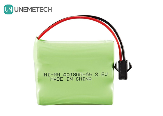 3.6V NiMH Pil Paketleri 1800mAh Uzak Kumanda Oyuncak Araba için Yeniden Şarj Edilebilir AA Piller