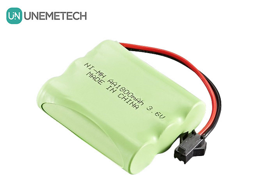 3.6V NiMH Pil Paketleri 1800mAh Uzak Kumanda Oyuncak Araba için Yeniden Şarj Edilebilir AA Piller