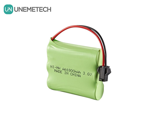 3.6V NiMH Pil Paketleri 1800mAh Uzak Kumanda Oyuncak Araba için Yeniden Şarj Edilebilir AA Piller