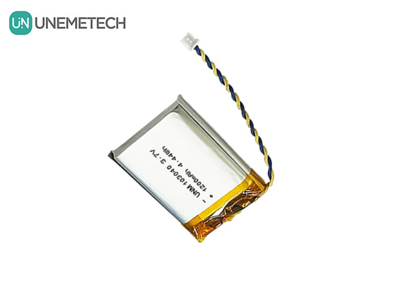 3.7V Şarj edilebilir Li Polimer Pil 103040 Tıbbi Cihaz ve LED Lamba için 1200 mAh