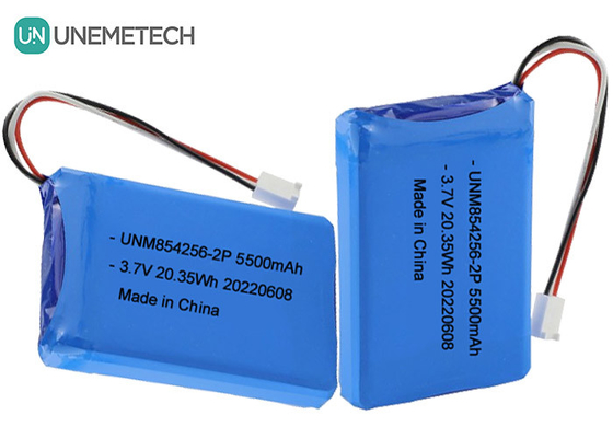 3.7V Li Poly Şarj edilebilir Pil Paketi 854256 2P 5500mAh Endüstriyel Ekipman Pilleri