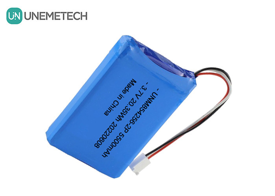 3.7V Li Poly Şarj edilebilir Pil Paketi 854256 2P 5500mAh Endüstriyel Ekipman Pilleri