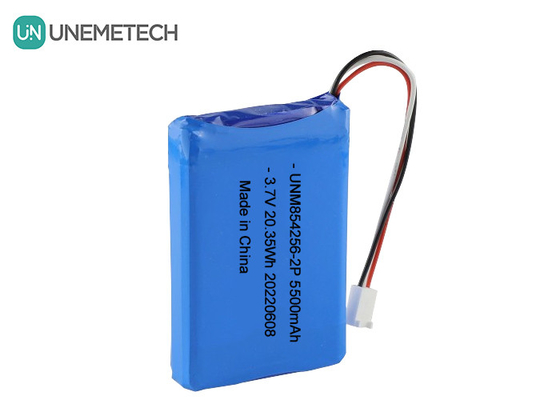 3.7V Li Poly Şarj edilebilir Pil Paketi 854256 2P 5500mAh Endüstriyel Ekipman Pilleri