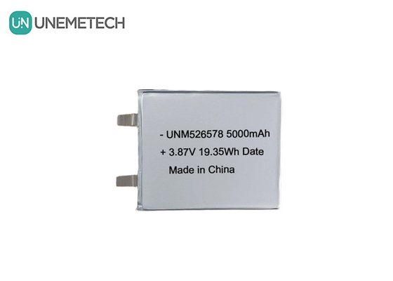 526578 3.87V Yüksek Voltajlı LiPo Pil 5000mAh 4.45V Şarj Voltajı Güç Bankası için