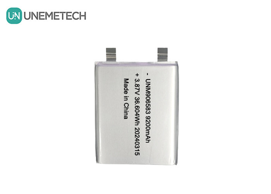3.87V 9200mAh 906583 Yüksek Voltajlı Lityum İyon Pil Paketi Güç Bankası için