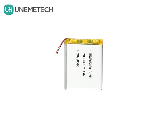 UNEMETECH 605060 2000mAh Polimer Lityum Pil 3.7V Güzellik Enstrümanı Şarj edilebilir Pil
