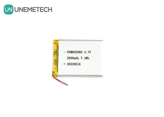 UNEMETECH 605060 2000mAh Polimer Lityum Pil 3.7V Güzellik Enstrümanı Şarj edilebilir Pil
