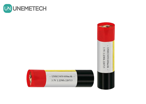 Elektronik Sigaralar için Yeniden Şarj Edilebilir Silindrik LiPo Pil 13450 3.7V 650mAh