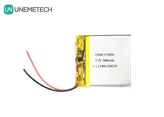 3.7V 300mAh LiPo Şarj edilebilir Pil 373030 Bluetooth Hoparlörü için