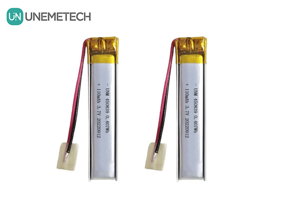 Kesinlik Tasarımı 3.7V 110mAh LiPo Pil Şarj edilebilir Lityum Polimer Pil 450839
