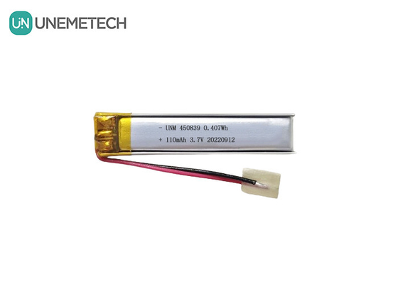 Kesinlik Tasarımı 3.7V 110mAh LiPo Pil Şarj edilebilir Lityum Polimer Pil 450839