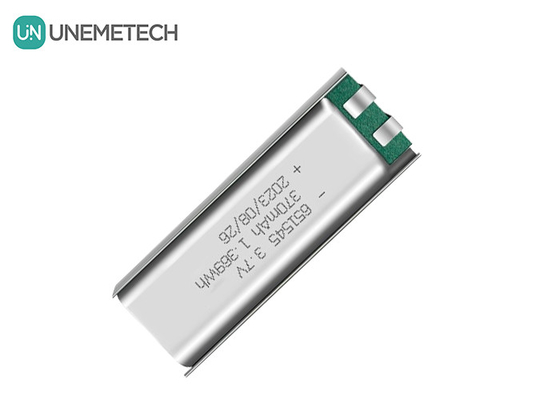 3.7V 370mAh 651545 Dijital ürünler için şarj edilebilir Lityum Li-ion polimer pil