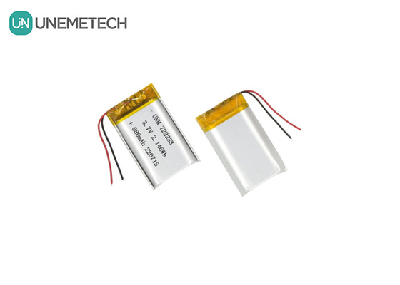 Lityum polimer piller 722233 3.7V 580mAh LiPo piller Çin'den Üretici