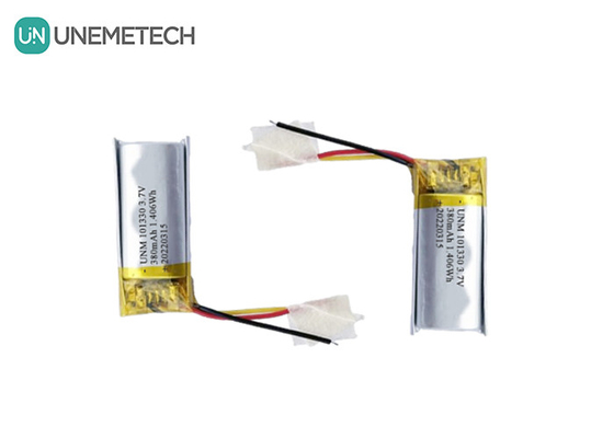 3Akıllı saatler için.7V 380mAh Şarj edilebilir Li-Polimer Pil 101330
