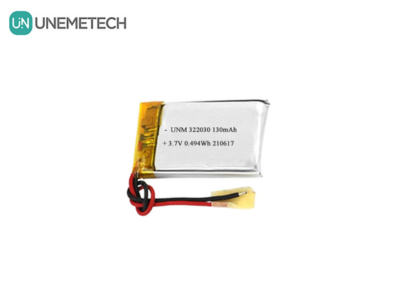 322030 Şarj edilebilir Li Polimer Pil 3.7V 130mAh Lipo Pil Fitness İzleyici