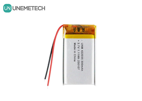 3.7 V 300mAh Lityum İyon Pil 422035 LiPo Pil Uzaktan Denetim için