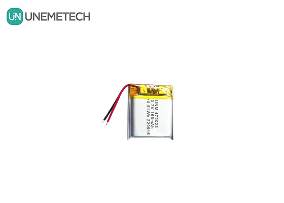 Yeniden şarj edilebilir Li-Ion Lityum Polimer Pil 3.7V 165mAh 472023 MP3 çalar pil