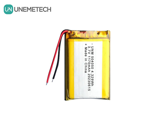 3.7V 1170mAh Düzgün Integrasyon Lipo Şarj Edilebilir Pil 504050 Elektrikli aletler için