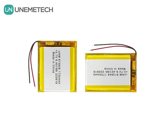3.7V 1730mAh Büyük Kapasite Lityum İyon Polimer Pil 813848 Güç Bankası için