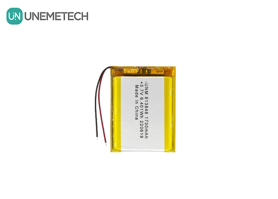 3.7V 1730mAh Büyük Kapasite Lityum İyon Polimer Pil 813848 Güç Bankası için