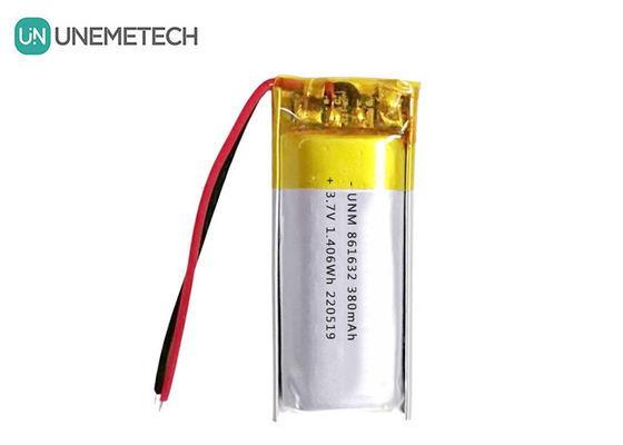Masa lambası için 1S LiPo Piller 3.7V 380mAh Şarj edilebilir Li-polimer Pil 861632