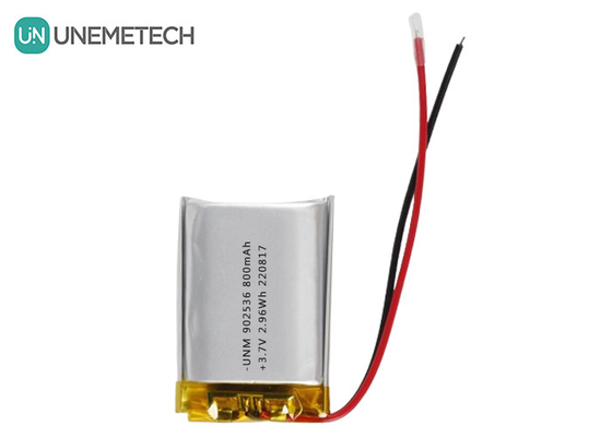 3.7V 800mAh Li Ion Polimer Pil 902536 Şarj edilebilir Cüzdan Pil Gamepad için