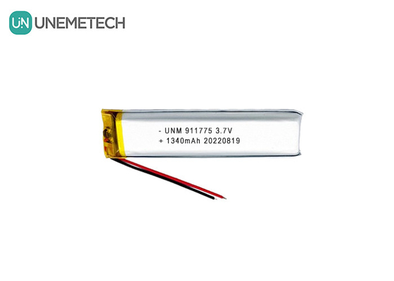 3.7V Lipo şarj edilebilir piller 1340mAh Lityum polimer pil 911775 akıllı kalem için