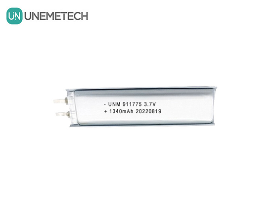 3.7V Lipo şarj edilebilir piller 1340mAh Lityum polimer pil 911775 akıllı kalem için