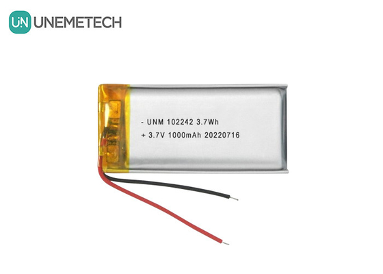 3.7V 1000mAh 102242 Masa lambaları için standart Lityum iyon polimer pil
