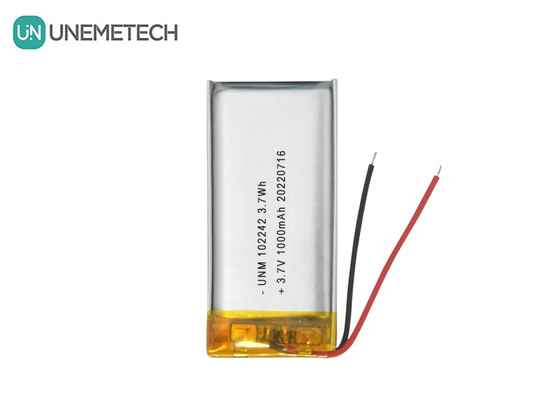 3.7V 1000mAh 102242 Masa lambaları için standart Lityum iyon polimer pil