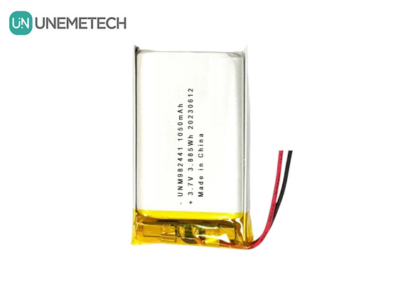 OEM ODM Özel 3.7V 1050mAh Akıllı Kapı Zili için Li-ion Polimer Pil 982441
