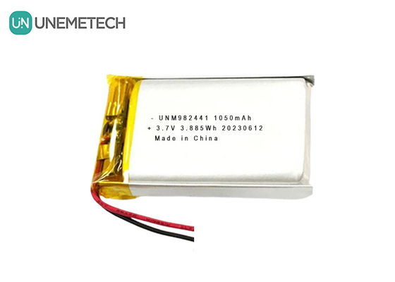 OEM ODM Özel 3.7V 1050mAh Akıllı Kapı Zili için Li-ion Polimer Pil 982441